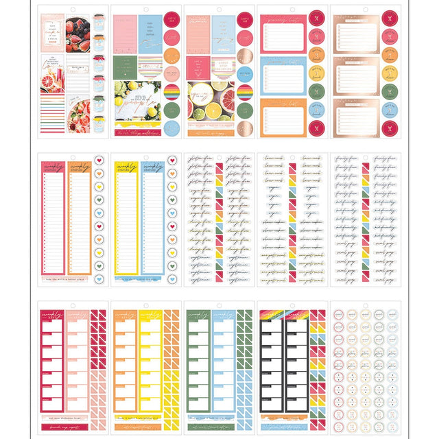 Happy Planner Classic Recipe Stickers Value Pack