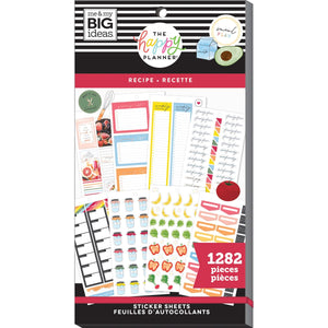 PPSV-168-3048-Happy Planner-Classic-Recipe Stickers Value Pack