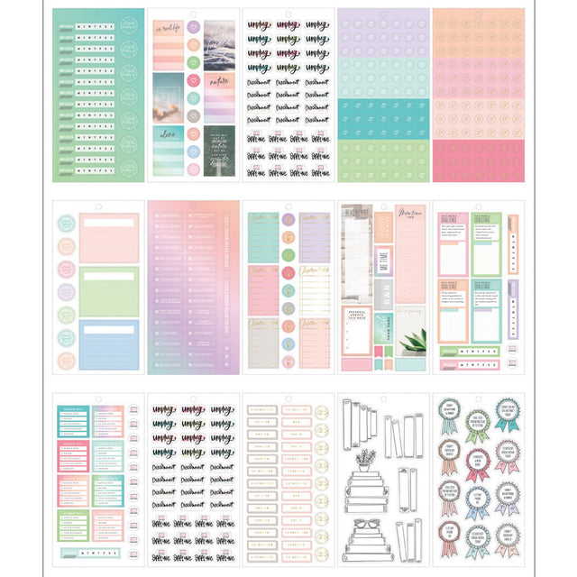 Happy Planner Classic Digital Detox Stickers Value Pack