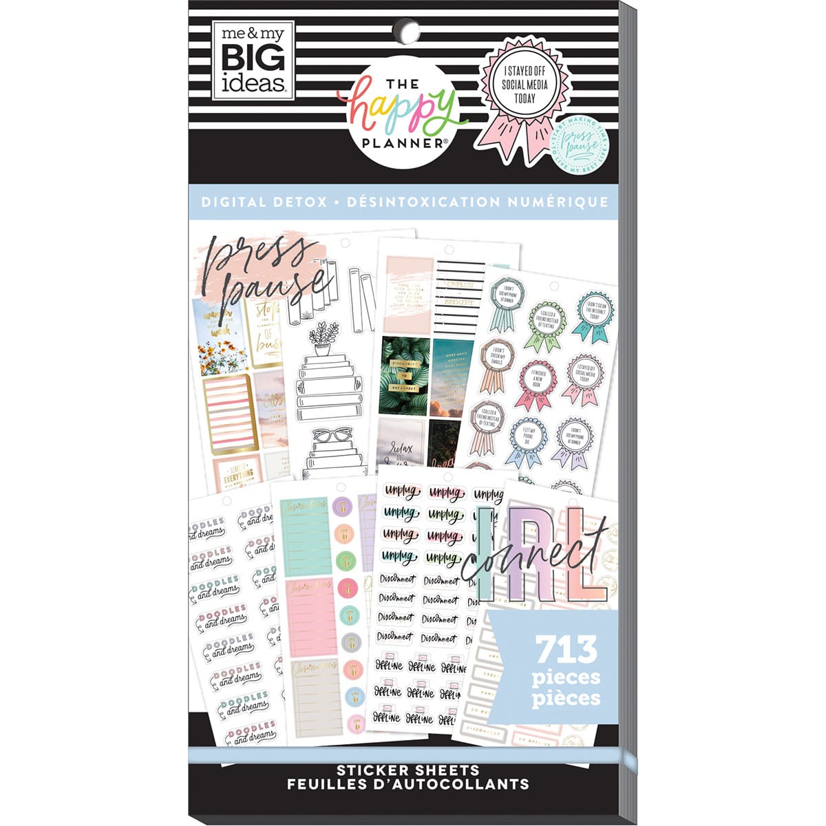 PPSV-171-3048-Happy Planner-Classic-Digital Detox Stickers Value Pack
