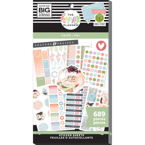 PPSV-174-3048-Happy Planner-Classic-Faith Be Still Stickers Value Pack