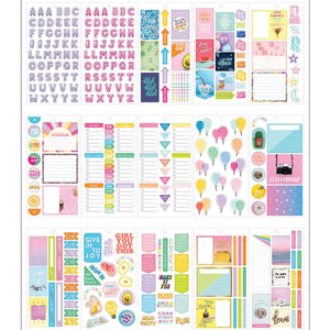 Happy Planner Classic Life is a Party Stickers Value Pack