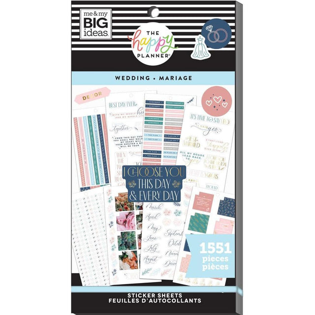 Happy Planner Wedding Value Sticker Pack