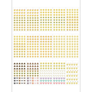 Happy Planner Classic Emoji Social Talk Stickers Value Pack