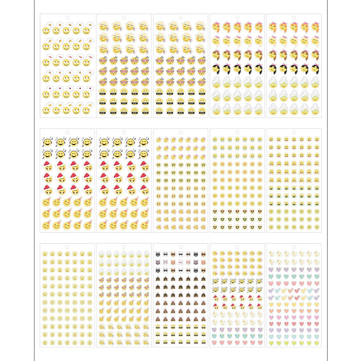 Happy Planner Classic Emoji Social Talk Stickers Value Pack