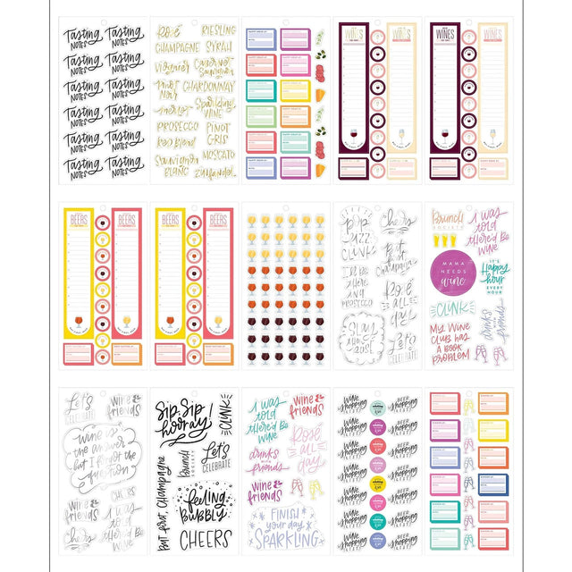 Happy Planner Classic Happy Hour Stickers Value Pack