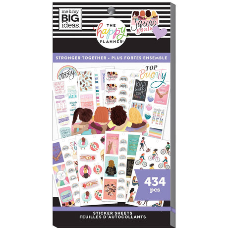 PPSV-200-3048-Happy Planner-Classic-Stronger Together Stickers Value Pack