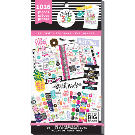 PPSV-25-2048-Happy Planner-Classic-Sweet Life Student Stickers Value Pack