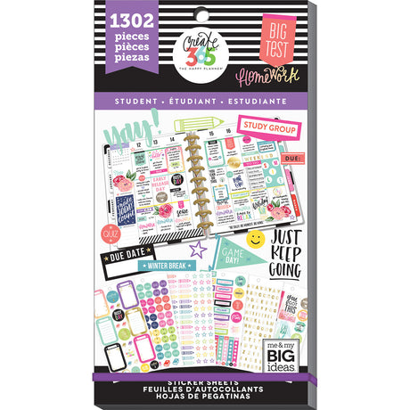 PPSV-26-2048-Happy Planner-Classic-Fri Yay Student Stickers Value Pack