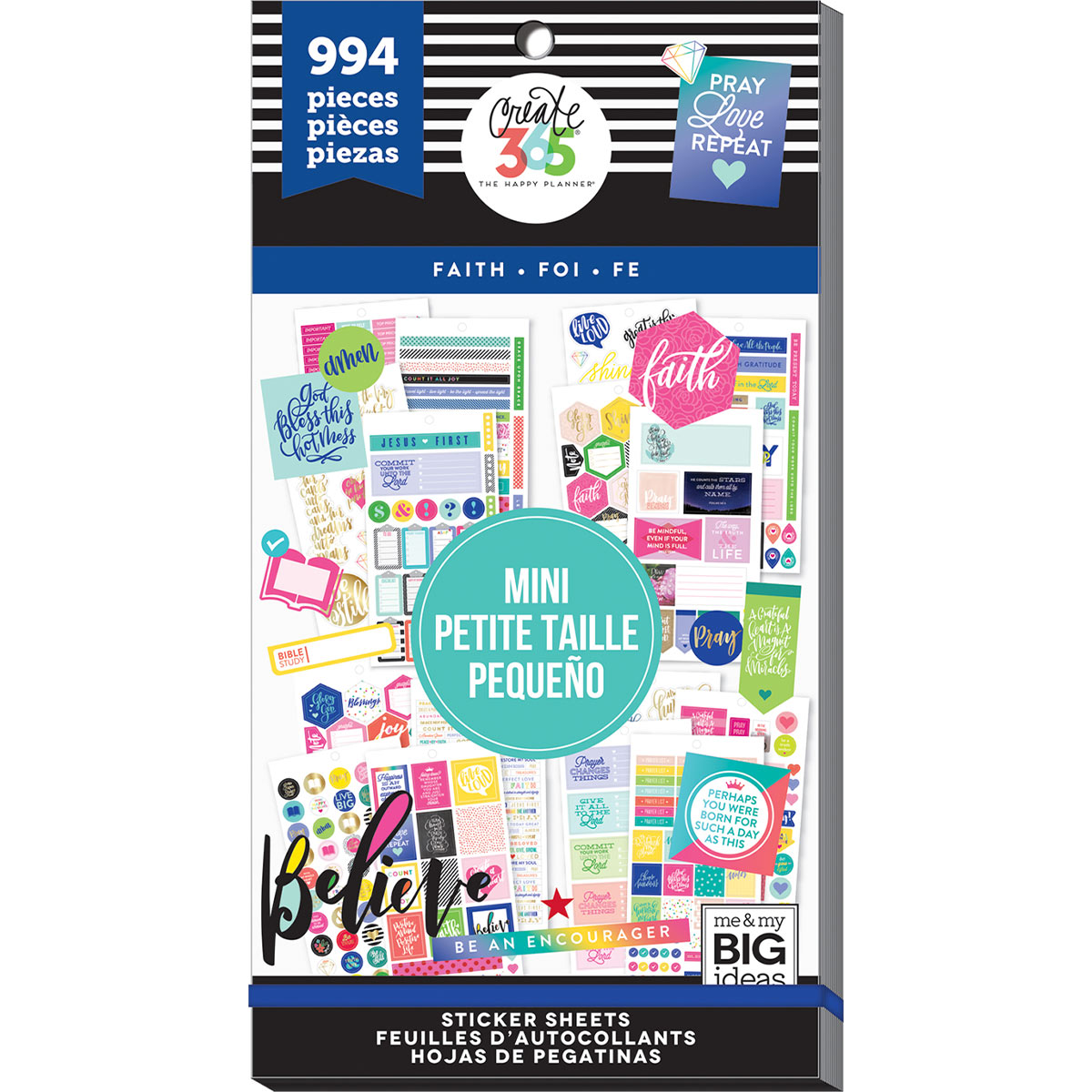 PPSV-33-3048-Happy Planner-Mini-Faith Stickers Value Pack