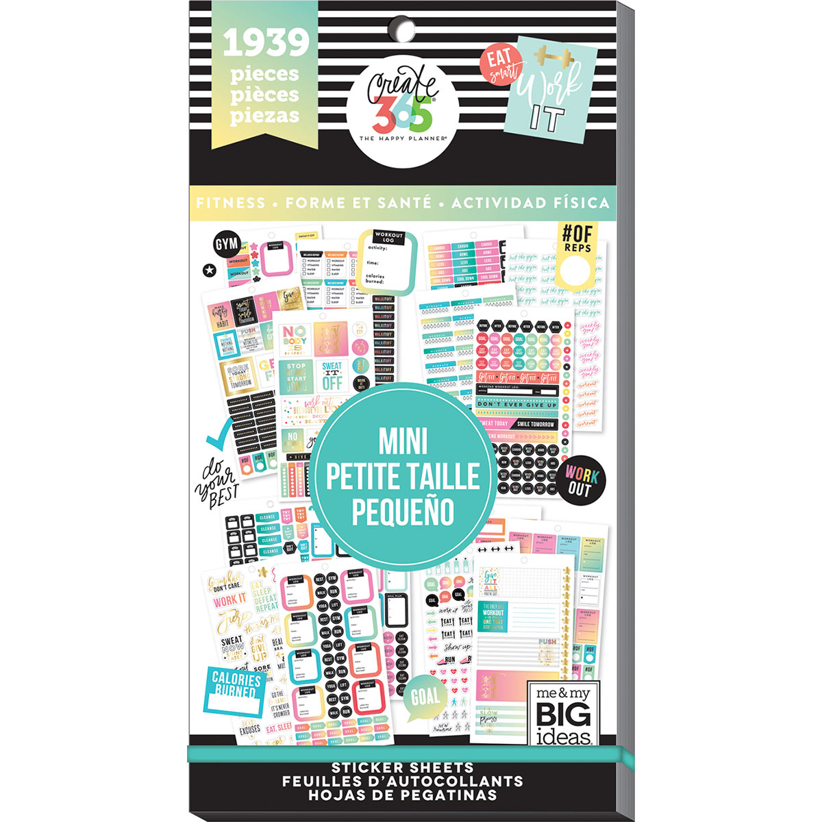 PPSV-36-3048-Happy Planner-Mini-Work it Out Stickers Value Pack
