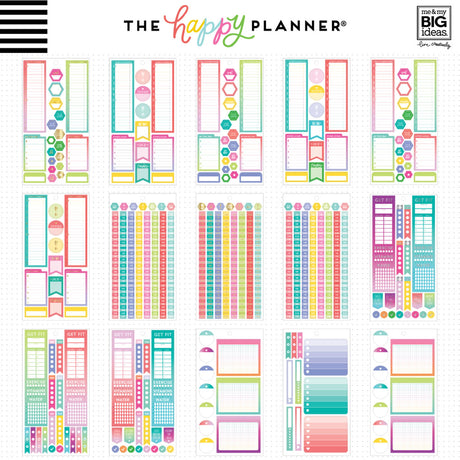 Happy Planner Classic Productivity Fill In Stickers Value Pack