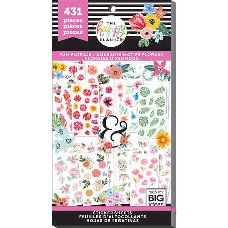 PPSV-73-3048-Happy Planner-Classic-Romantic Florals Stickers Value Pack