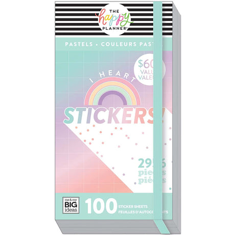 PPSV-9002-Happy Planner-Classic-Pastels Mega Sticker Value Pack