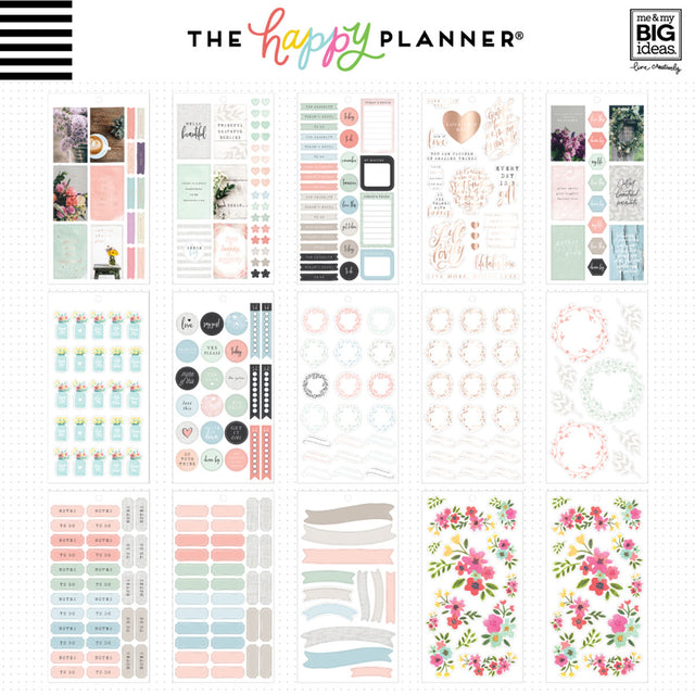 Happy Planner Classic Farmhouse Stickers Value Pack