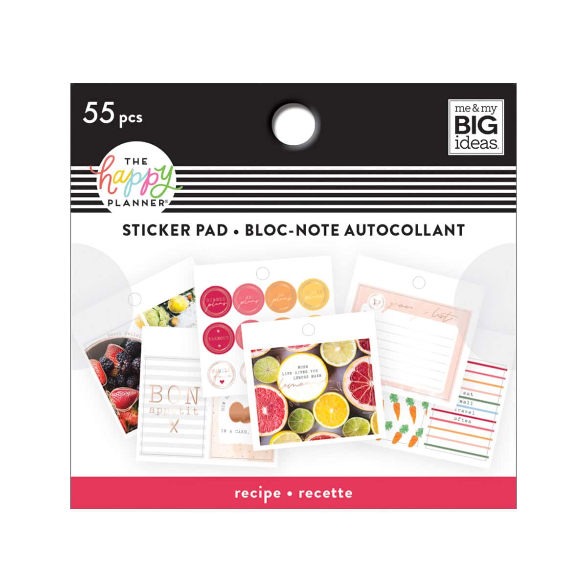 PTSP-56-Happy Planner--Pad Recipe Tiny Sticker Pad