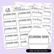Occupational Therapy Script Box Stickers