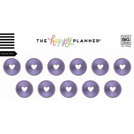 Happy Planner Expander Metal Lavender Discs