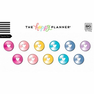 Happy Planner Expander Metal Rainbow Discs