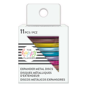 RIND-08-Happy Planner--Expander Metal Rainbow Discs