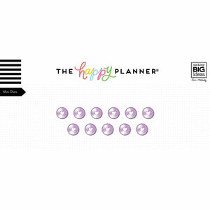 Happy Planner Mini Metal Lavender Discs