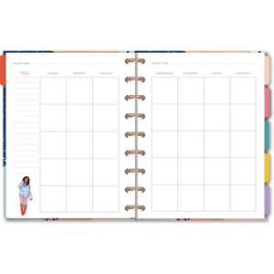 Rongrong Deluxe I Can and I Will Planner - 12-Months Undated Metal Discs