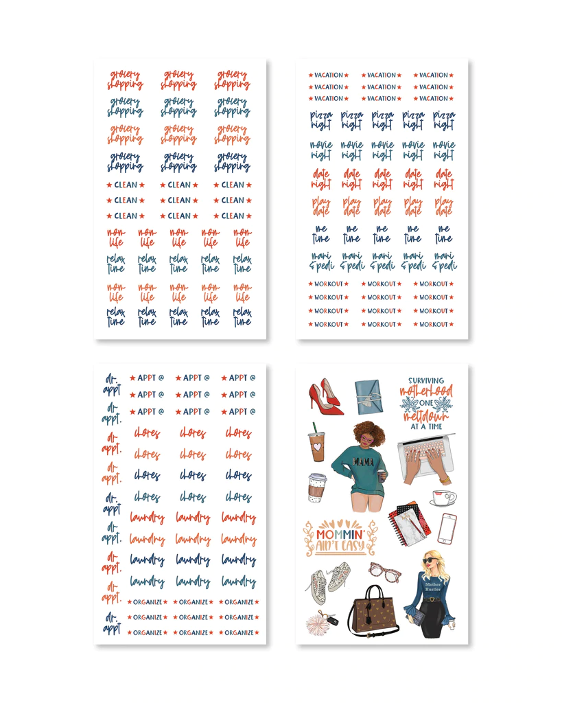 Rongrong Mom Life Planner Sticker Book