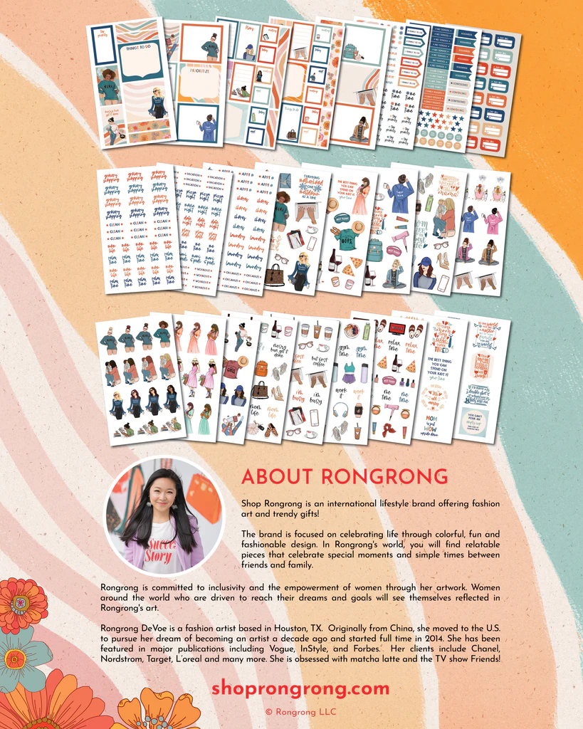 Rongrong Mom Life Planner Sticker Book