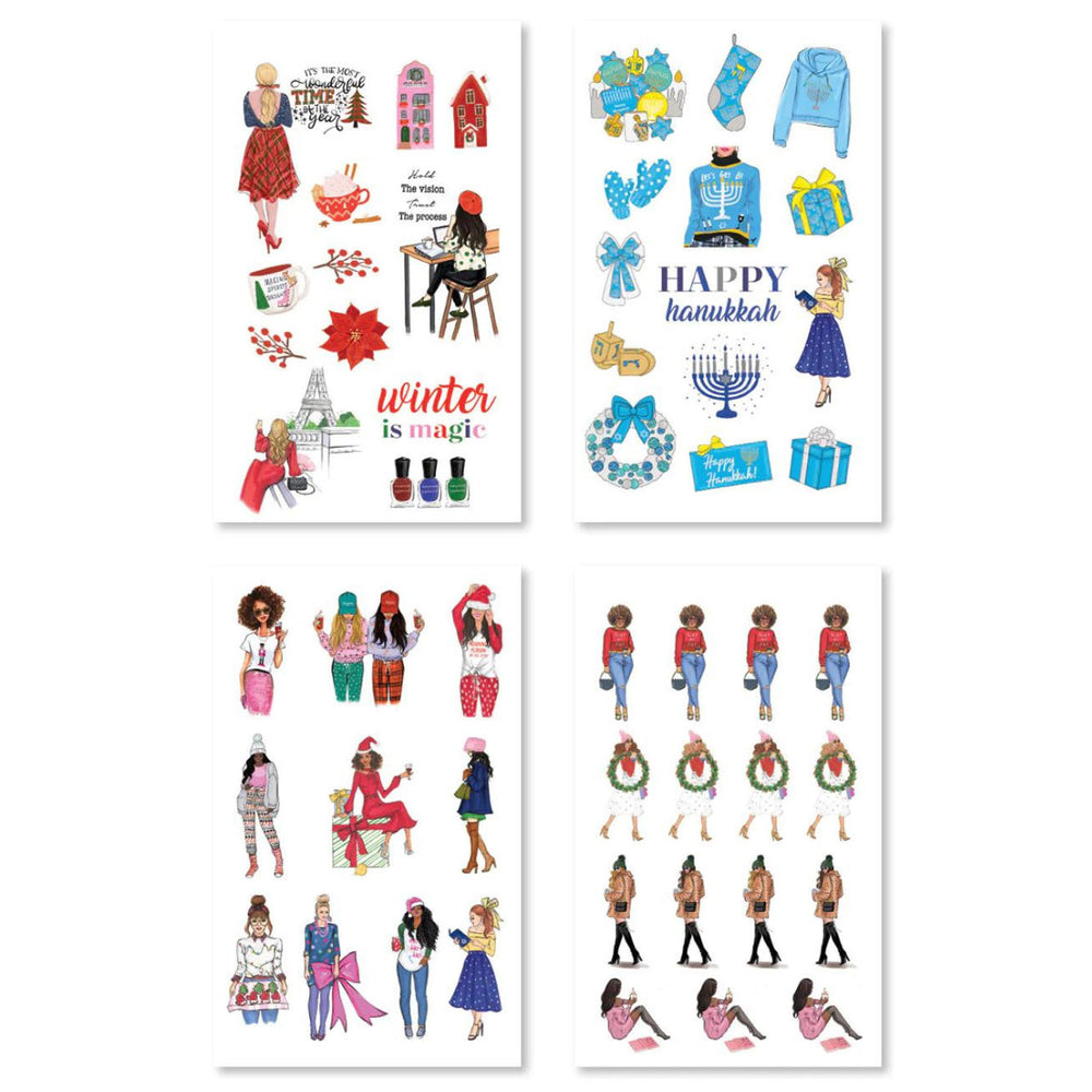 Rongrong Tis The Season Sticker Book