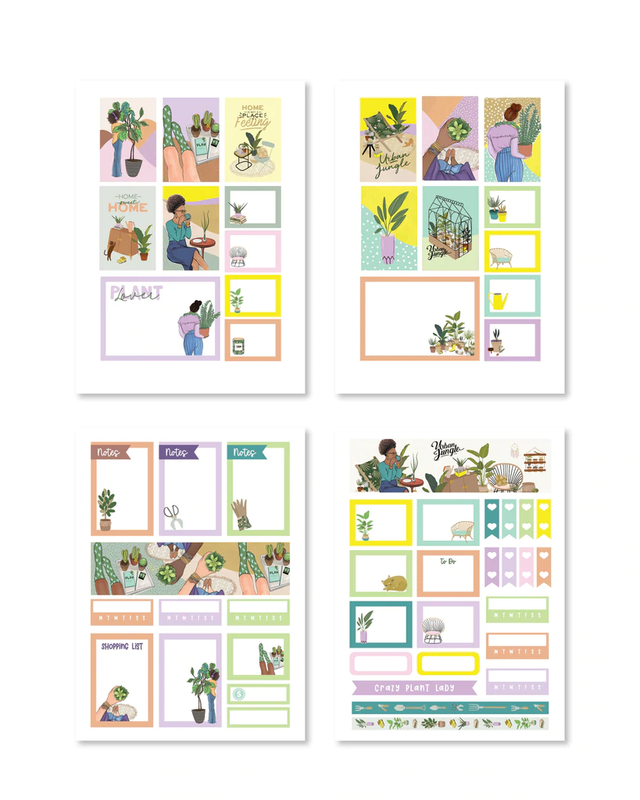 Rongrong Plant Lady Sticker Pack