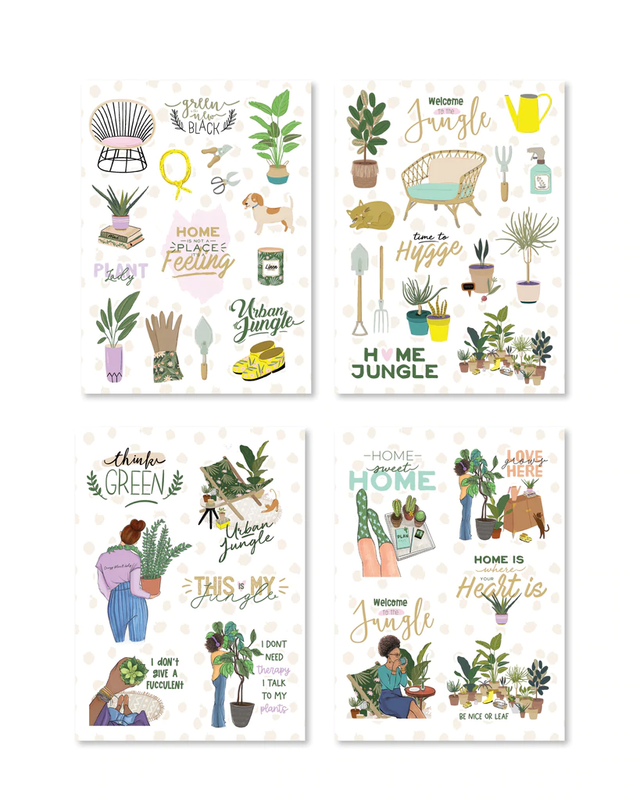 Rongrong Plant Lady Sticker Pack