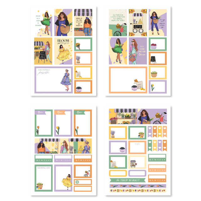 Rongrong The Tulip Market Sticker Pack