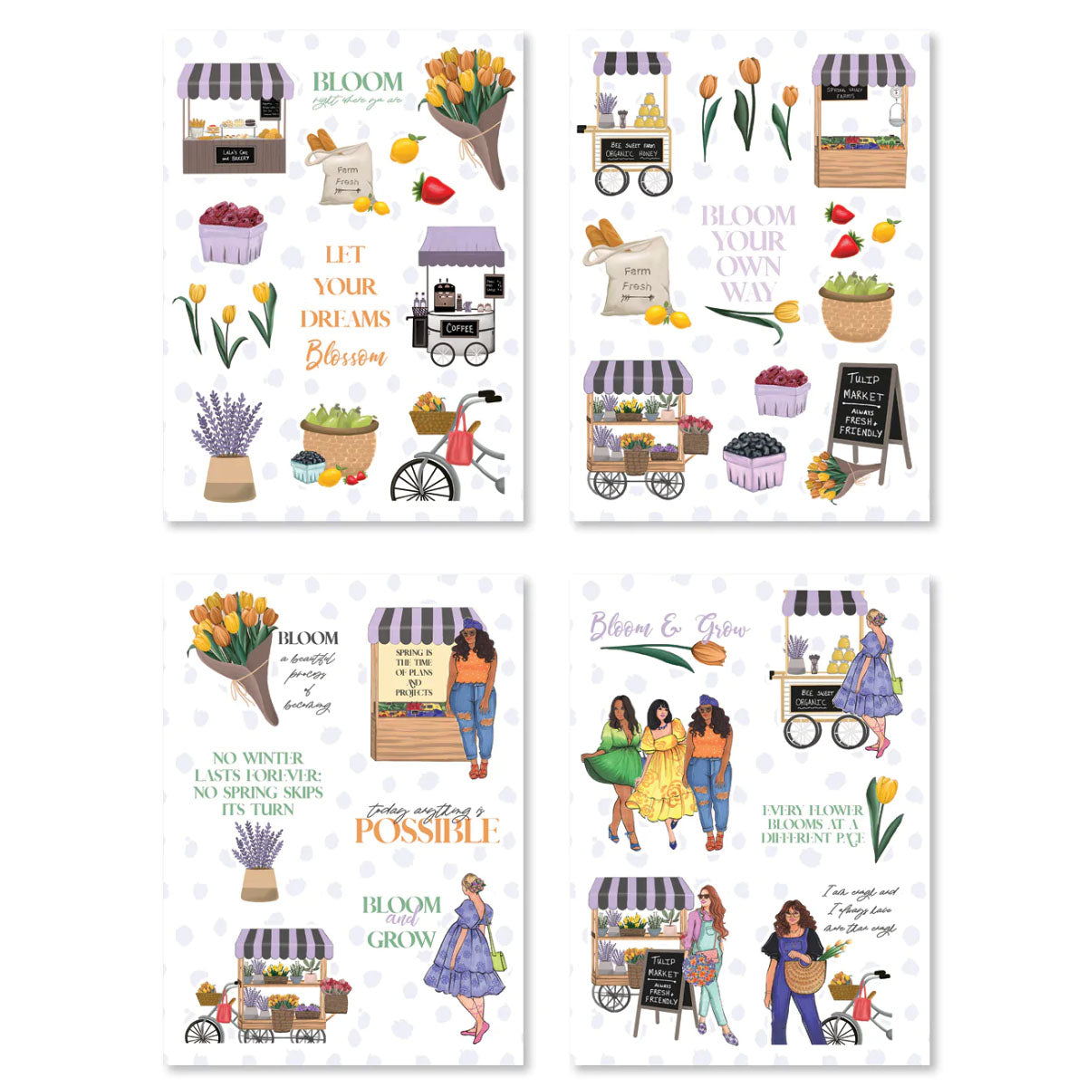 Rongrong The Tulip Market Sticker Pack