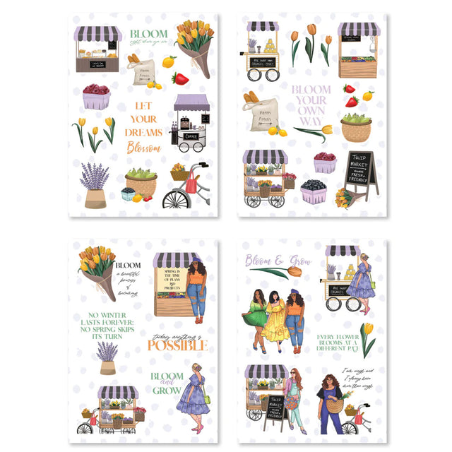 Rongrong The Tulip Market Sticker Pack