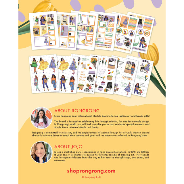 Rongrong The Tulip Market Sticker Pack