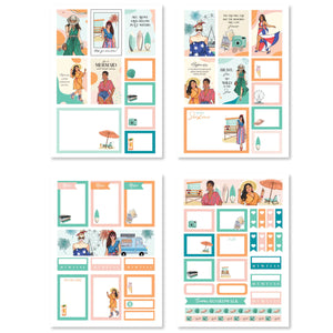 Rongrong Summer Boardwalk Sticker Pack