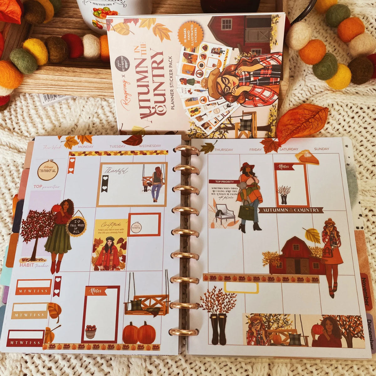 Rongrong Autumn In the Country Sticker Pack