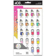 SDBCH14-001-Happy Planner-Classic-Stick Babe Mood Dashboard Stickers
