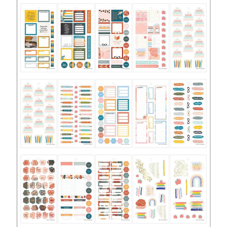 Happy Planner  Rad Teacher | Stickers Value Pack