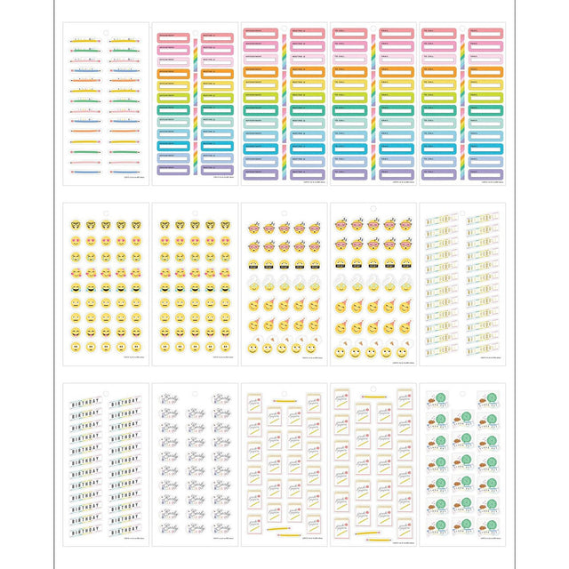 Happy Planner Big Icons Teacher | Stickers Value Pack