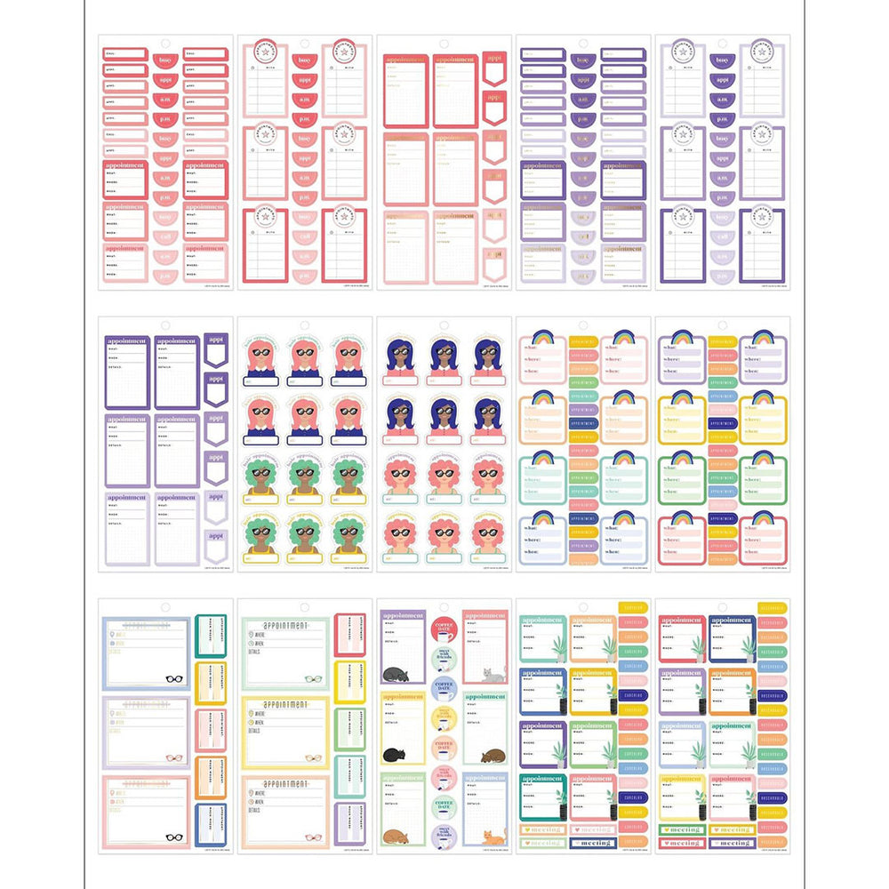Happy Planner Appointments | Stickers Value Pack