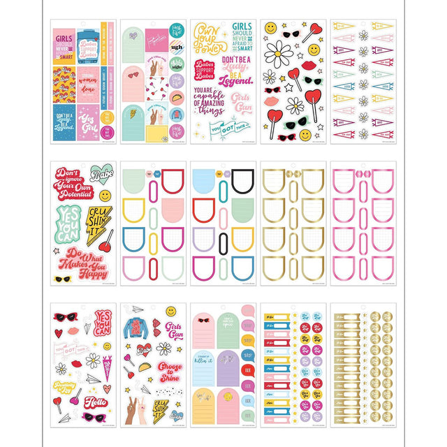 Happy Planner Girl Power Stickers Value Pack