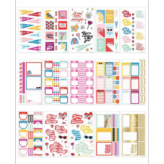 Happy Planner Girl Power Stickers Value Pack