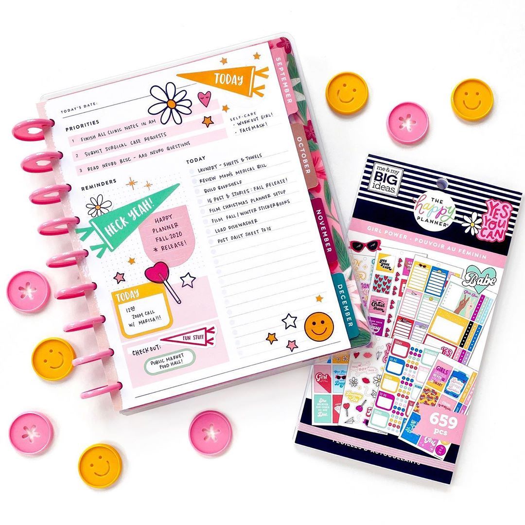 Happy Planner Girl Power Stickers Value Pack