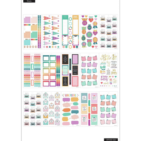Happy Planner Classic Happy Quotes Sticker Value Pack