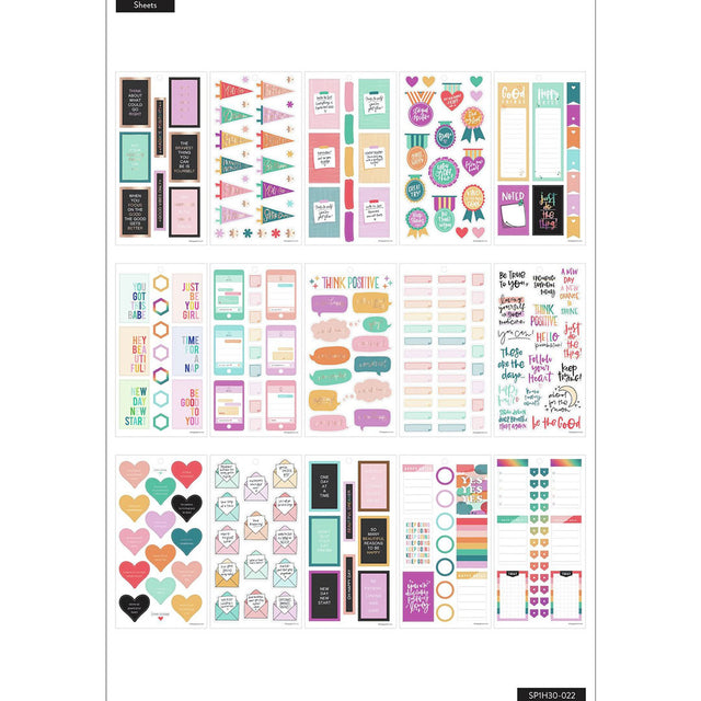 Happy Planner Classic Happy Quotes Sticker Value Pack