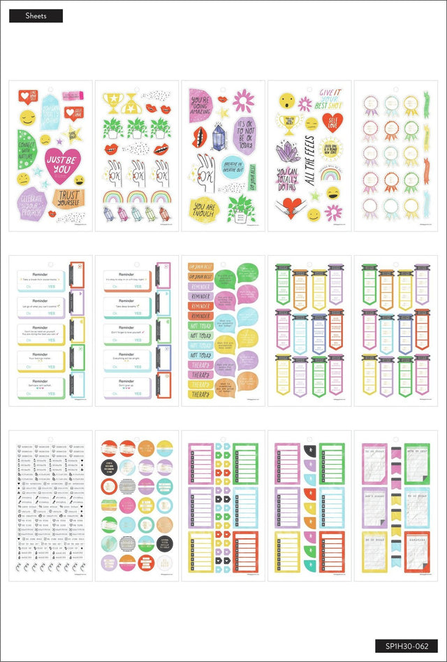 Happy Planner All The Feels | Stickers Value Pack