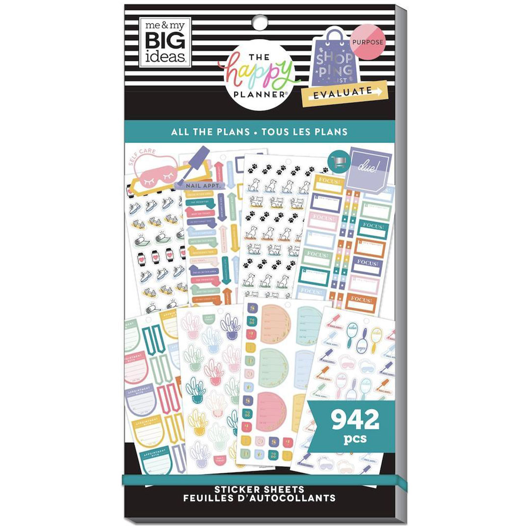 Happy Planner All the Plans Stickers Value Pack cover