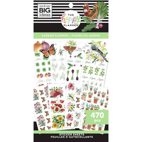 Happy Planner Garden Florals Value Sticker Pack