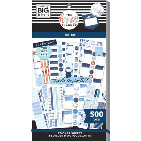 Happy Planner Indigo Sticker Value Pack